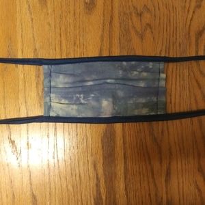 Handmade tie dye face mask. Spring fashion.